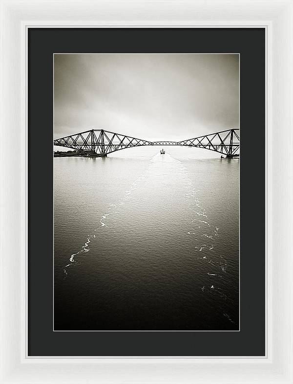 Forth Bridge Traffic - Framed Print