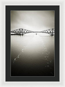 Forth Bridge Traffic - Framed Print