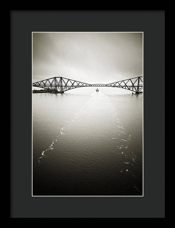 Forth Bridge Traffic - Framed Print