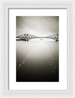 Load image into Gallery viewer, Forth Bridge Traffic - Framed Print
