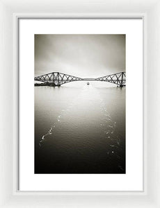 Forth Bridge Traffic - Framed Print