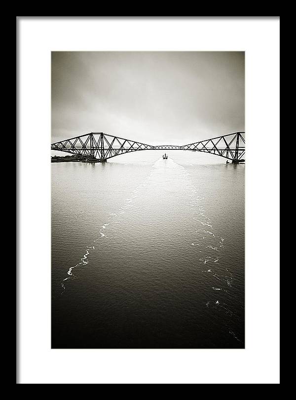 Forth Bridge Traffic - Framed Print