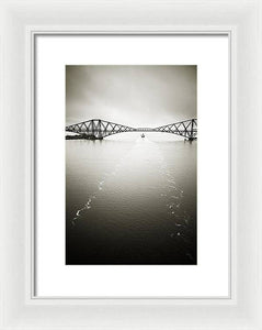 Forth Bridge Traffic - Framed Print