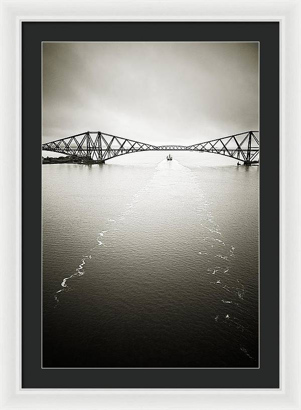 Forth Bridge Traffic - Framed Print