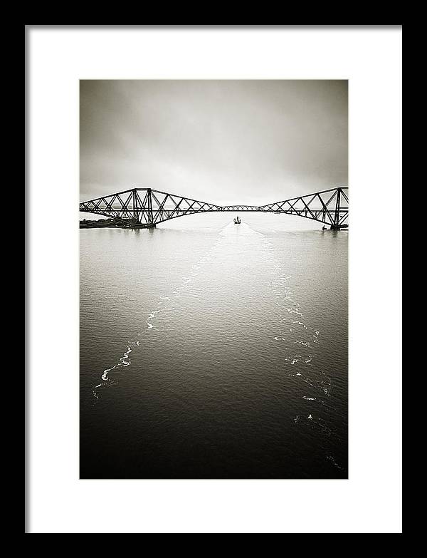 Forth Bridge Traffic - Framed Print