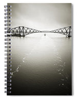 Load image into Gallery viewer, Forth Bridge Traffic - Spiral Notebook
