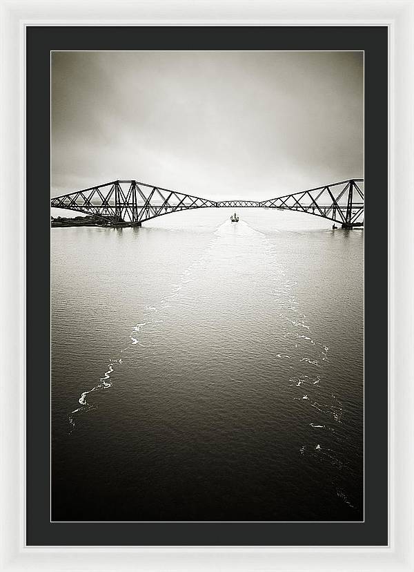 Forth Bridge Traffic - Framed Print