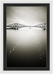 Forth Bridge Traffic - Framed Print