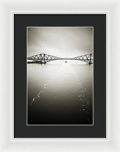 Forth Bridge Traffic - Framed Print