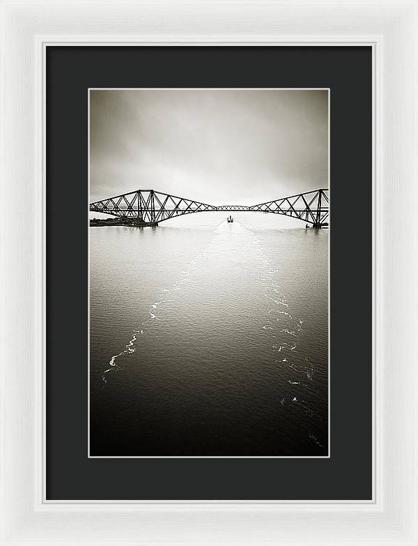 Forth Bridge Traffic - Framed Print