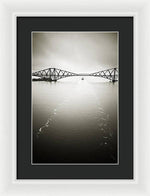 Load image into Gallery viewer, Forth Bridge Traffic - Framed Print
