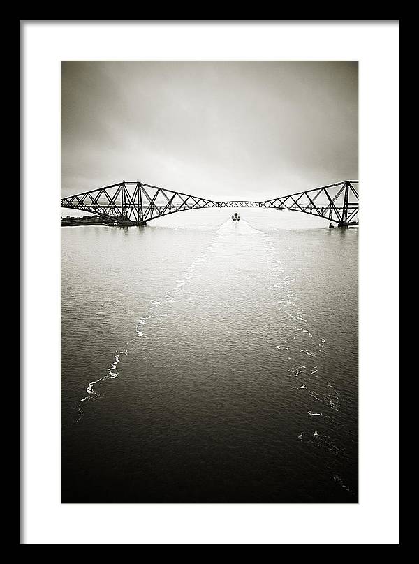 Forth Bridge Traffic - Framed Print