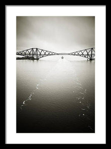 Forth Bridge Traffic - Framed Print