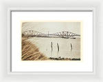 Load image into Gallery viewer, Forth Rail Bridge Scotland Coastline - Framed Print
