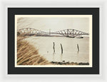 Load image into Gallery viewer, Forth Rail Bridge Scotland Coastline - Framed Print
