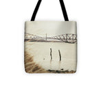 Load image into Gallery viewer, Forth Rail Bridge Scotland Coastline - Tote Bag
