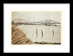 Load image into Gallery viewer, Forth Rail Bridge Scotland Coastline - Framed Print
