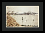 Load image into Gallery viewer, Forth Rail Bridge Scotland Coastline - Framed Print
