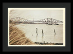 Load image into Gallery viewer, Forth Rail Bridge Scotland Coastline - Framed Print
