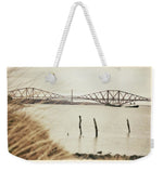Load image into Gallery viewer, Forth Rail Bridge Scotland Coastline - Weekender Tote Bag
