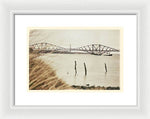 Load image into Gallery viewer, Forth Rail Bridge Scotland Coastline - Framed Print
