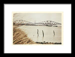 Load image into Gallery viewer, Forth Rail Bridge Scotland Coastline - Framed Print
