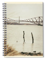 Load image into Gallery viewer, Forth Rail Bridge Scotland Coastline - Spiral Notebook
