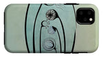 Load image into Gallery viewer, Geometric Stems in an Oval frame - Phone Case
