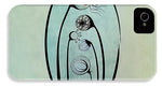 Load image into Gallery viewer, Geometric Stems in an Oval frame - Phone Case
