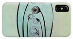 Load image into Gallery viewer, Geometric Stems in an Oval frame - Phone Case

