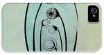 Load image into Gallery viewer, Geometric Stems in an Oval frame - Phone Case
