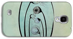 Load image into Gallery viewer, Geometric Stems in an Oval frame - Phone Case
