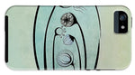 Load image into Gallery viewer, Geometric Stems in an Oval frame - Phone Case
