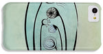 Load image into Gallery viewer, Geometric Stems in an Oval frame - Phone Case
