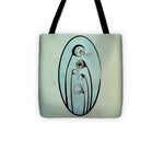 Load image into Gallery viewer, Geometric Stems in an Oval frame - Tote Bag
