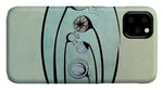 Load image into Gallery viewer, Geometric Stems in an Oval frame - Phone Case
