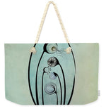 Load image into Gallery viewer, Geometric Stems in an Oval frame - Weekender Tote Bag
