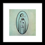 Load image into Gallery viewer, Geometric Stems in an Oval frame - Framed Print
