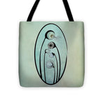 Load image into Gallery viewer, Geometric Stems in an Oval frame - Tote Bag
