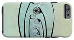 Load image into Gallery viewer, Geometric Stems in an Oval frame - Phone Case
