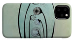 Load image into Gallery viewer, Geometric Stems in an Oval frame - Phone Case
