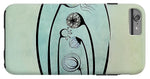 Load image into Gallery viewer, Geometric Stems in an Oval frame - Phone Case
