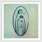 Load image into Gallery viewer, Geometric Stems in an Oval frame - Framed Print
