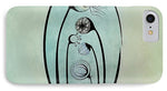 Load image into Gallery viewer, Geometric Stems in an Oval frame - Phone Case
