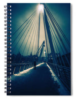 Load image into Gallery viewer, Golden Snow - Spiral Notebook
