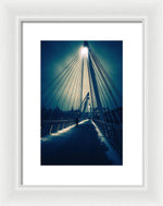 Load image into Gallery viewer, Golden Snow - Framed Print
