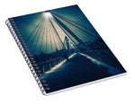 Load image into Gallery viewer, Golden Snow - Spiral Notebook
