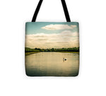 Load image into Gallery viewer, Hampton Court Long Lake's Swans - Tote Bag
