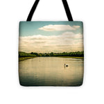 Load image into Gallery viewer, Hampton Court Long Lake's Swans - Tote Bag
