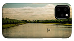 Load image into Gallery viewer, Hampton Court Long Lake's Swans - Phone Case
